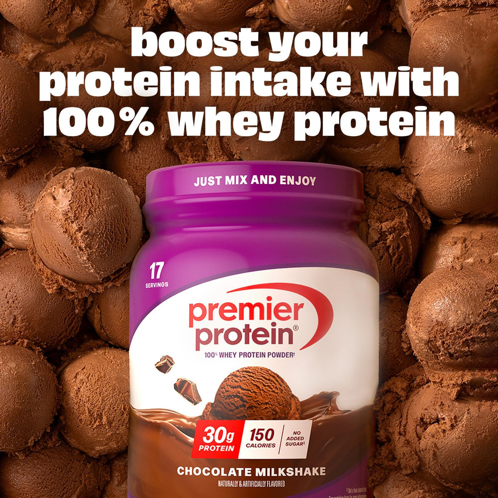 Premier Protein en licuadora con frutas para un smoothie nutritivo