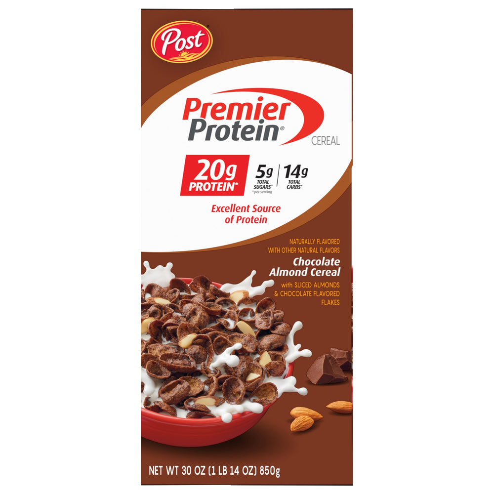 Premier Protein ambientación de desayuno en cocina, sugiere uso diario y conveniencia