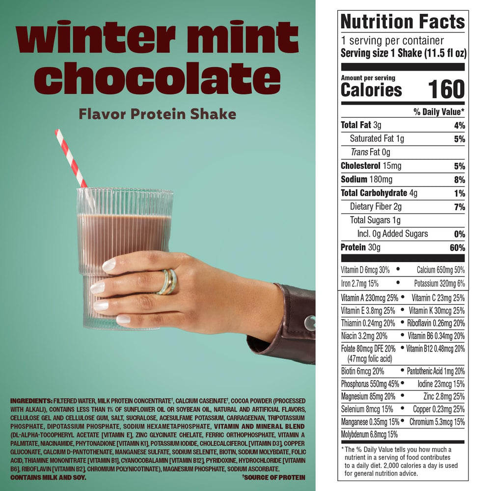Premier Protein etiqueta nutricional visible, información clara de 30g proteína