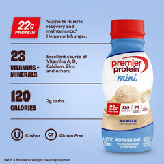 Premier Protein detalle de textura cremosa que muestra consistencia suave