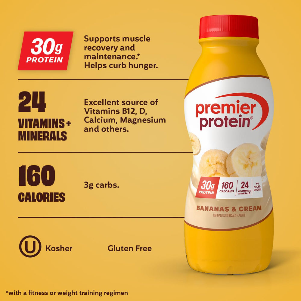 Premier Protein textura cremosa en primer plano que resalta sabor y suavidad