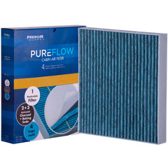 Premium Guard detalle de la capa de carbón activado para control de olores