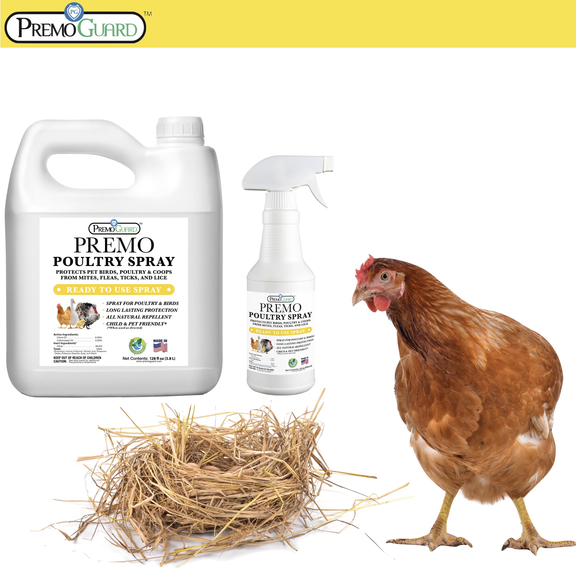 Premo Guard ingredientes naturales resaltando seguridad y aroma