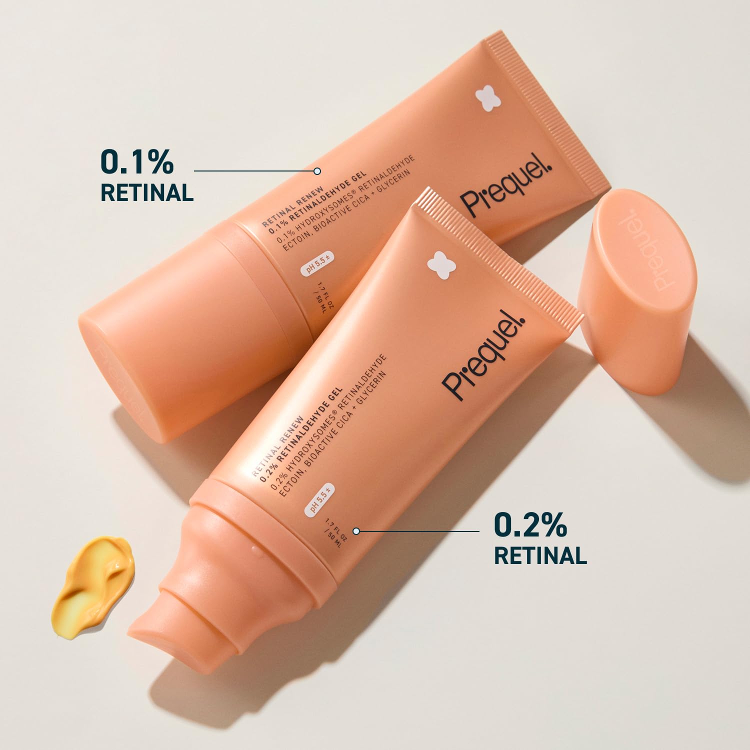 Prequel mezcla de ectoin, cica y jojoba que aporta hidratación y soporte