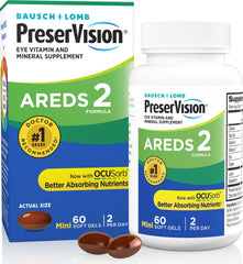 PreserVision envase frontal mostrando la marca y el beneficio ocular