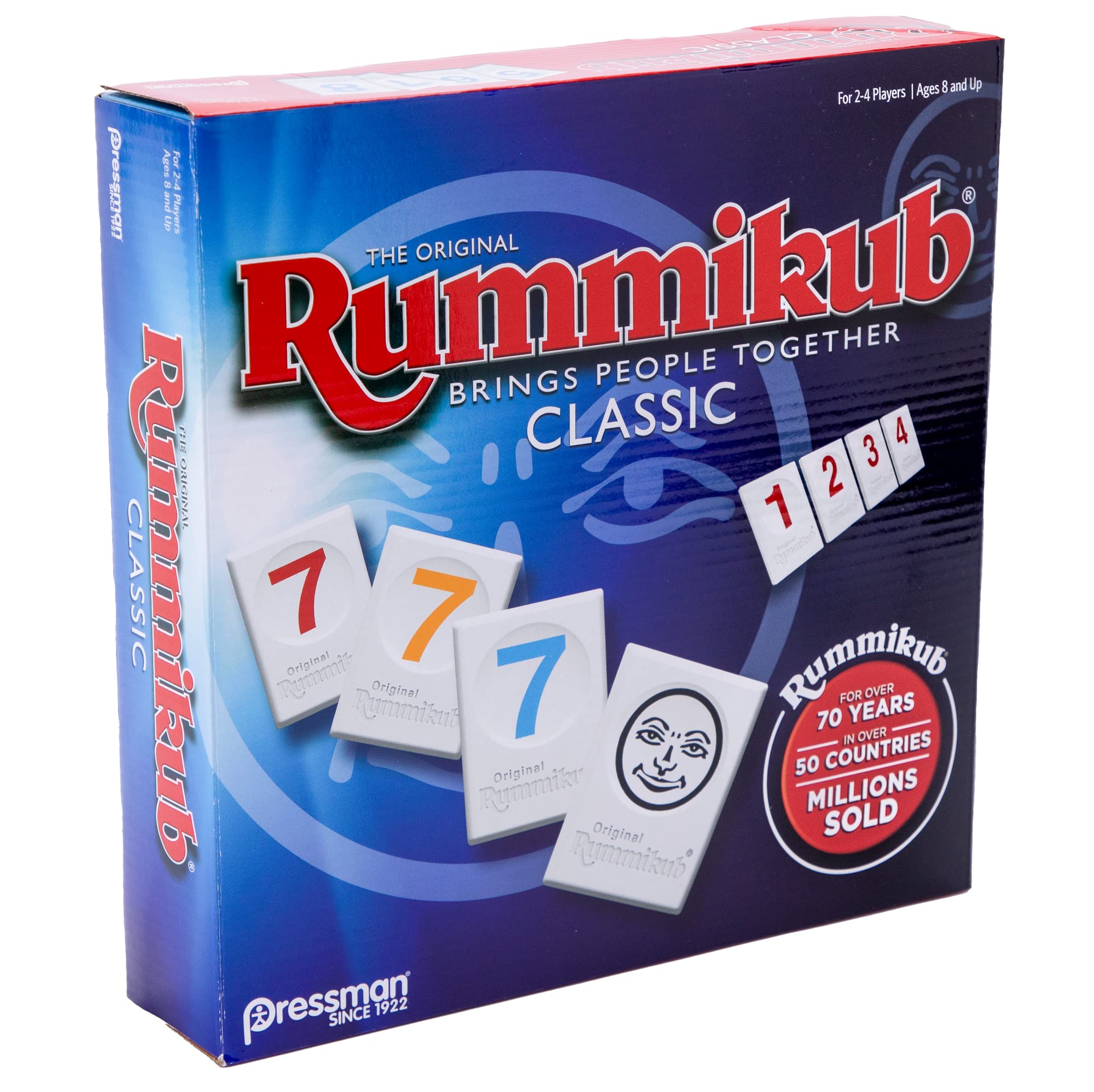 Pressman Rummikub familia jugando para fomentar estrategia y diversión conjunta