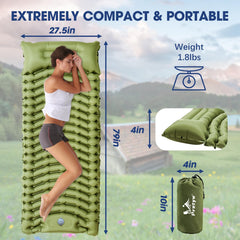 Pretyw close-up of built-in pillow offering head support comfort
