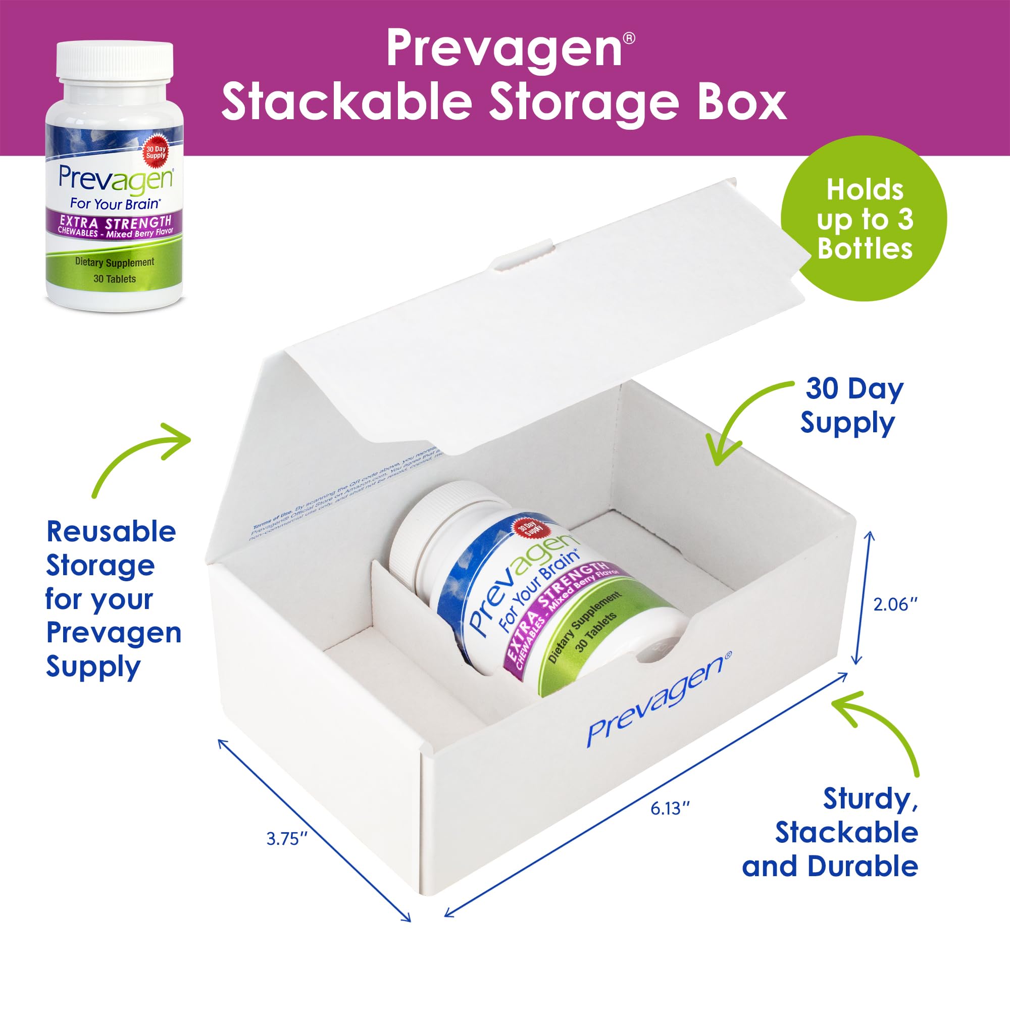 Prevagen tabletas masticables en primer plano mostrando forma y color apetecible