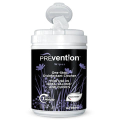 Prevention bote frontal mostrando 160 toallitas para ahorro de tiempo