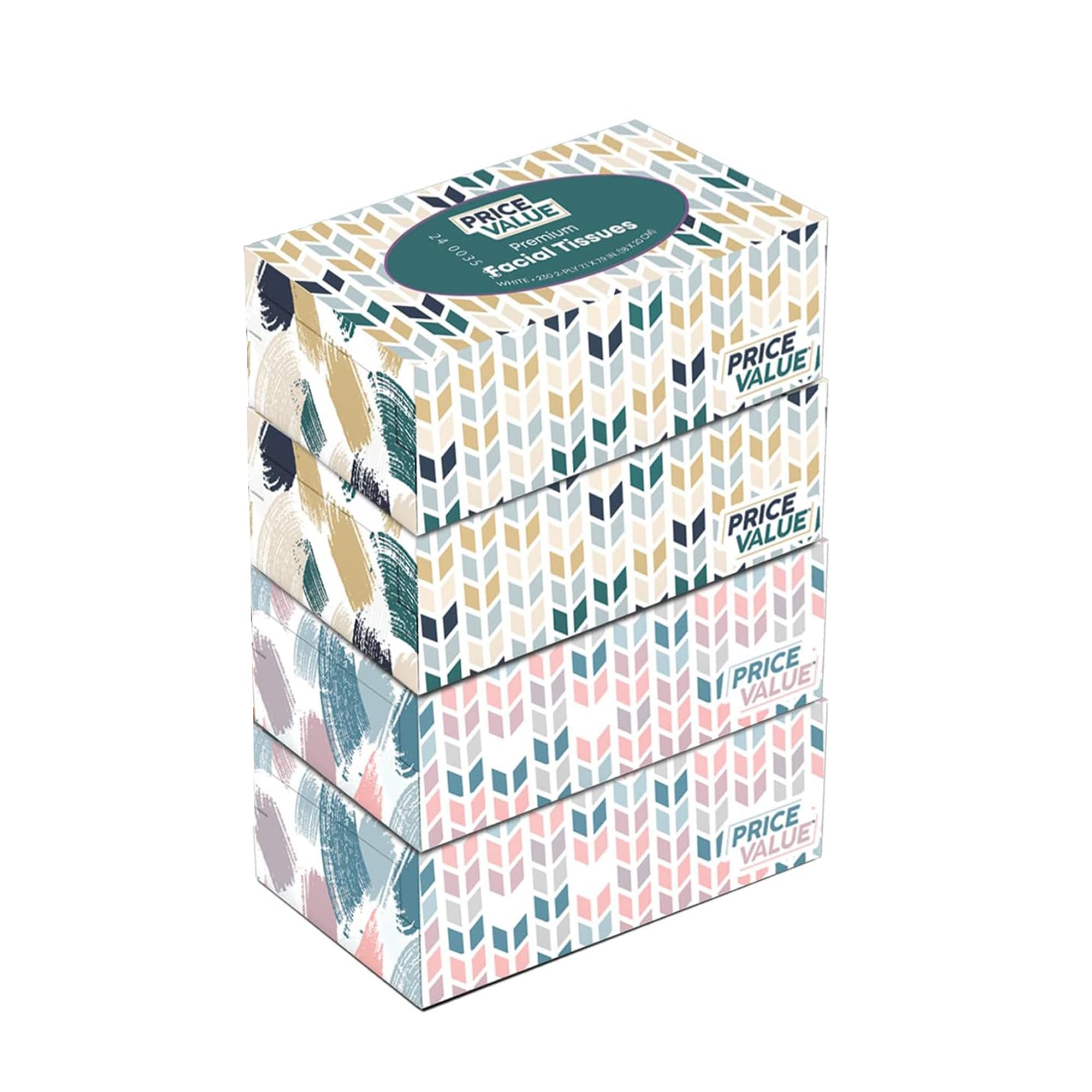 Price Value caja frontal mostrando diseño y cantidad conveniente