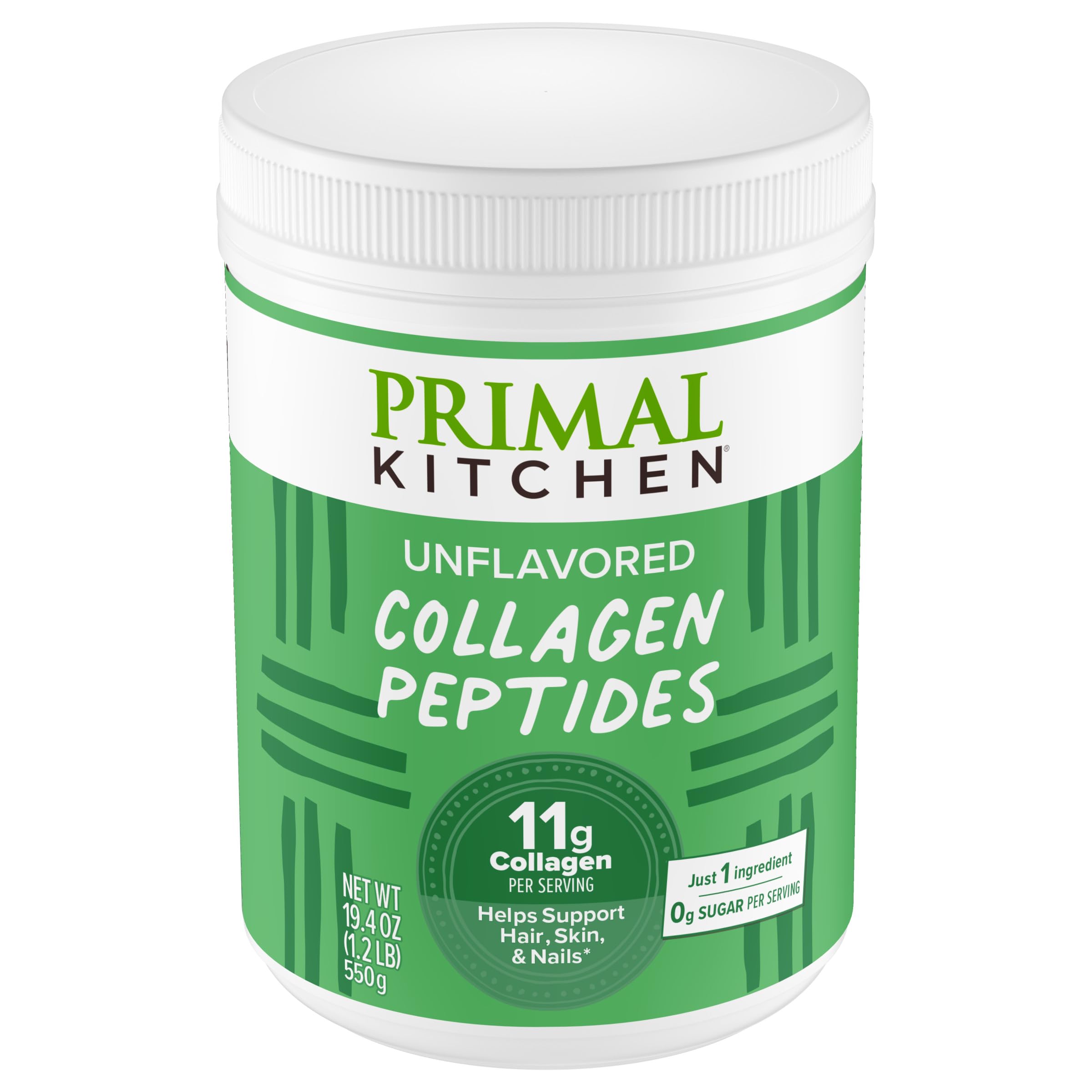 Primal Kitchen envase delantero mostrando etiqueta clara y práctico uso