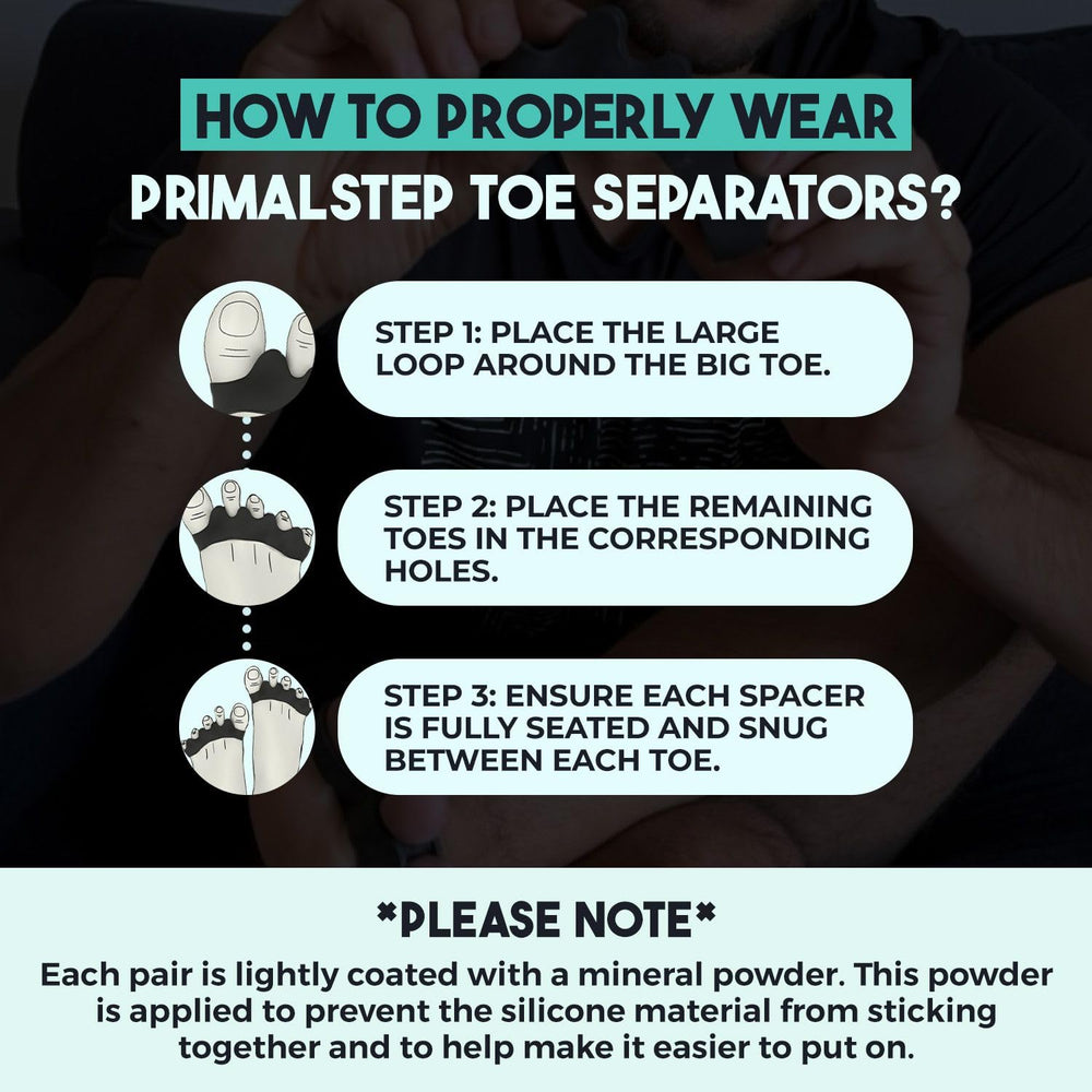 PRIMALSTEP vista lateral del separador mostrando perfil ergonómico para adaptación