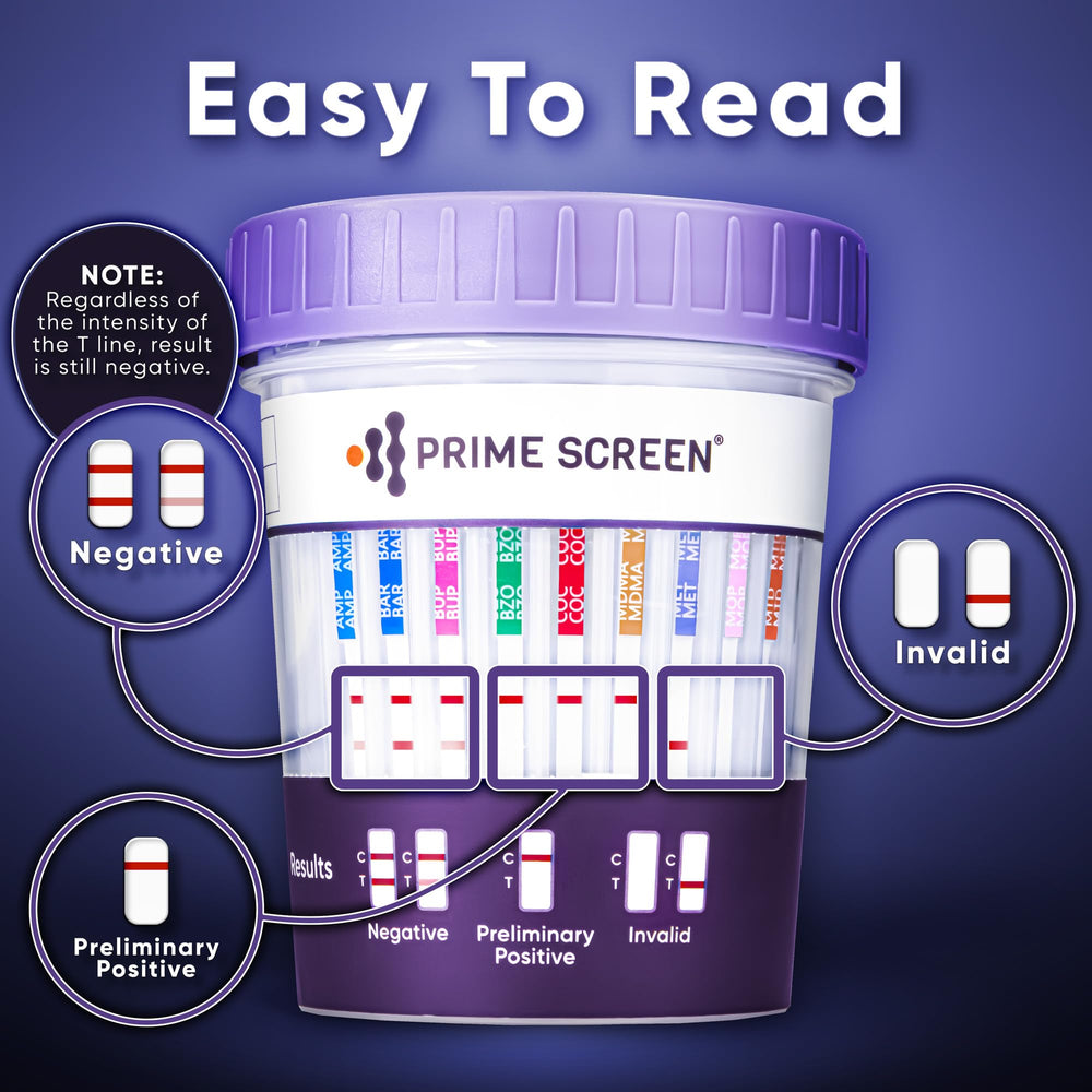 Prime Screen copa en uso con guantes incluidos para recolección higiénica