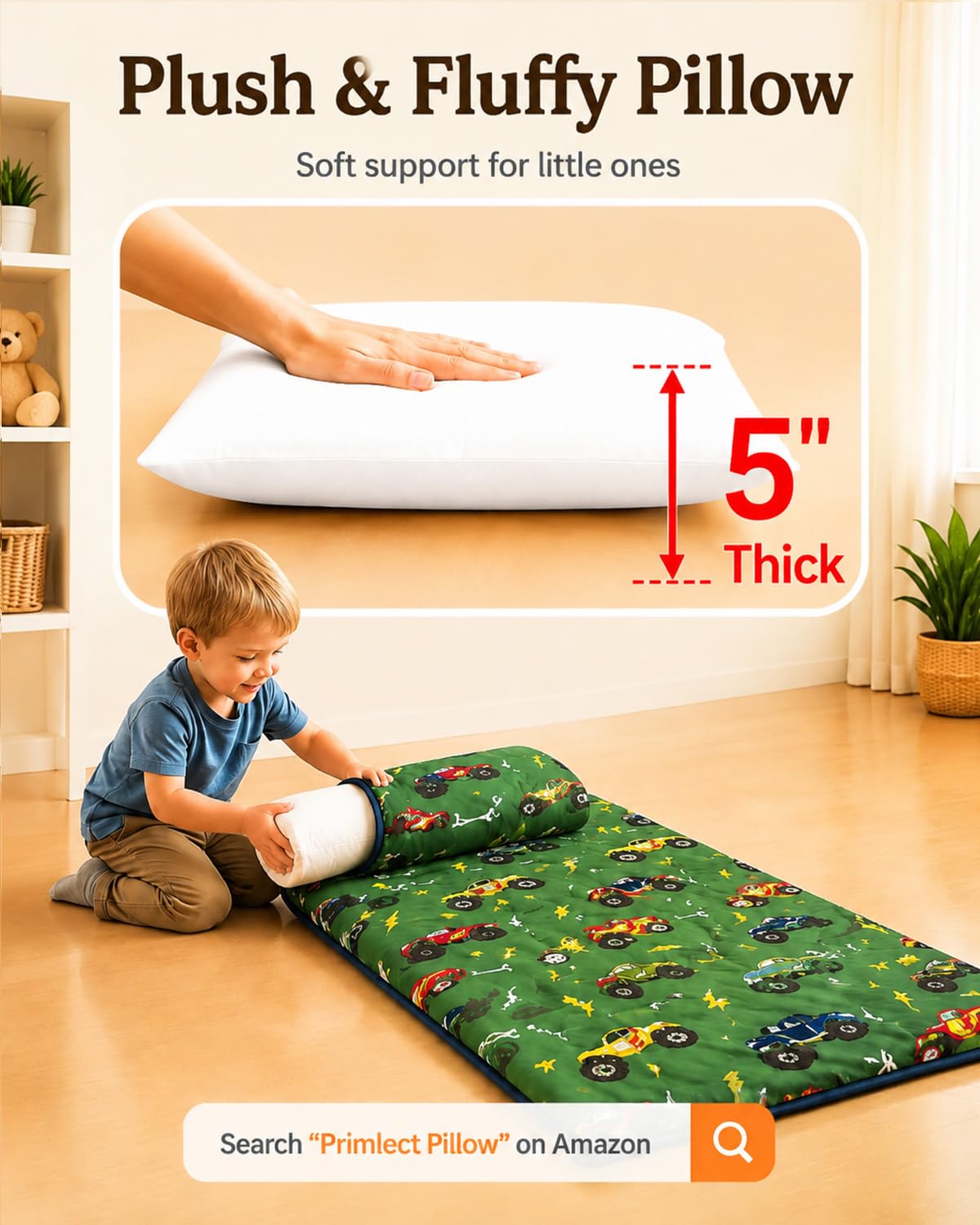 PRIMLECT comparación de tamaño 55x22 pulgadas para niños en crecimiento