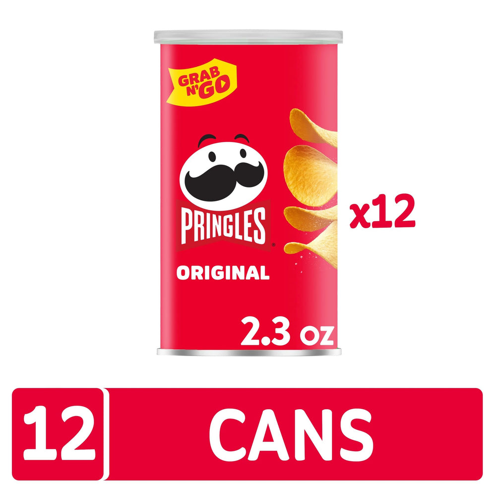 Pringles chip ampliado mostrando forma y consistencia para untar