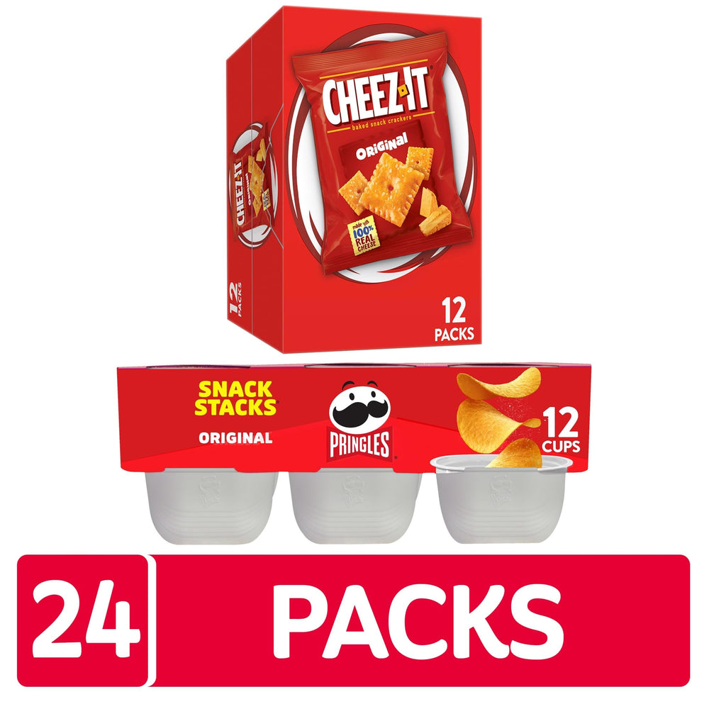 Pringles Snack Stacks cup mostrando su diseño apilable y fácil transporte