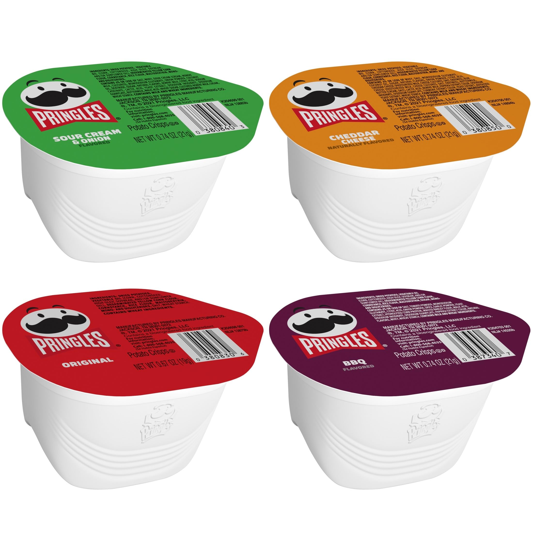 Pringles tazas servidas en mesa de fiesta para compartir sabores
