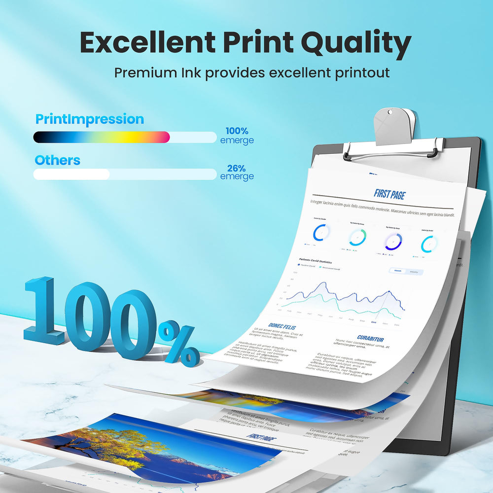 PrintImpression cartuchos instalados en impresora Pixma en uso para documentos