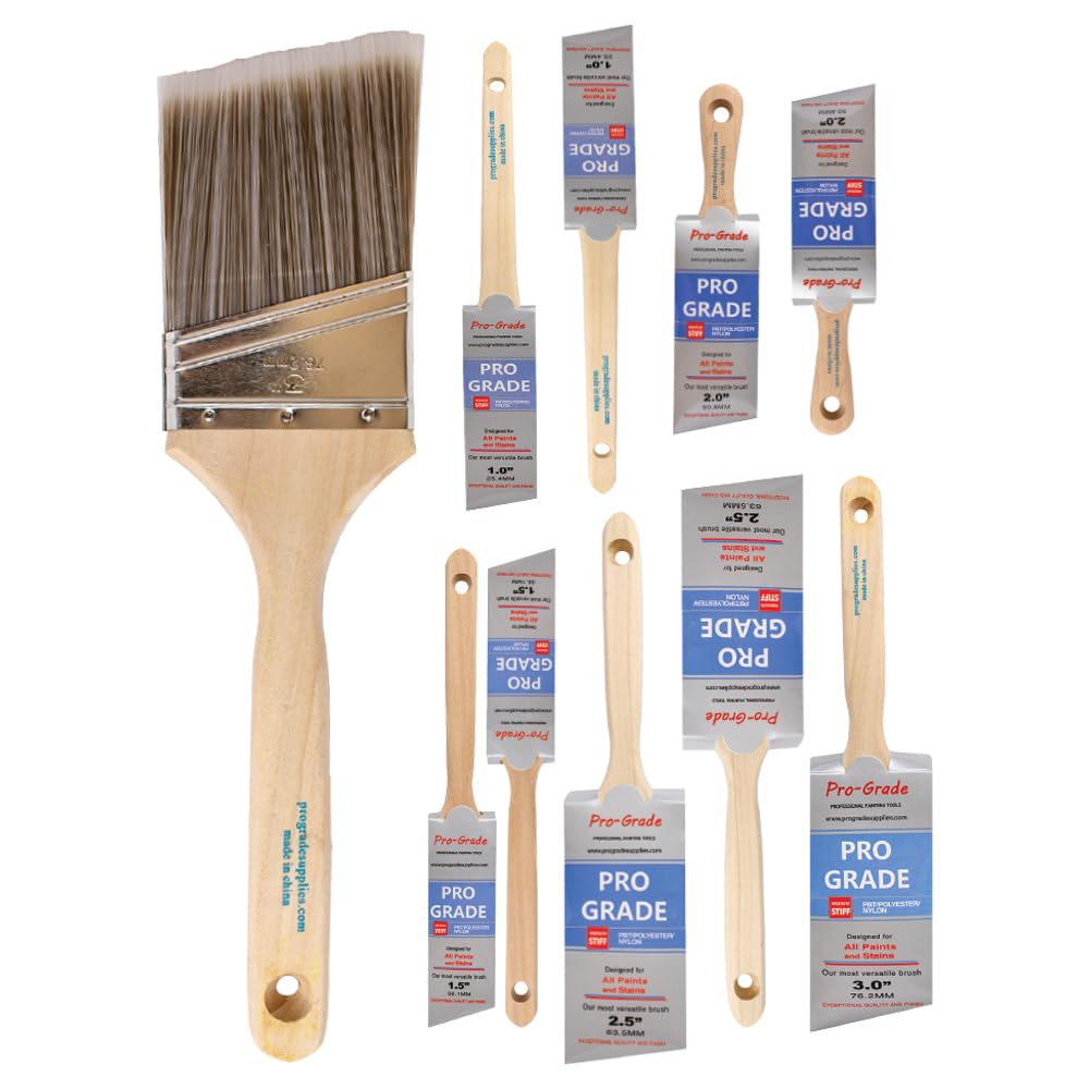 Pro Grade brushes cleaned and stored neatly to highlight reusability and long-lasting design