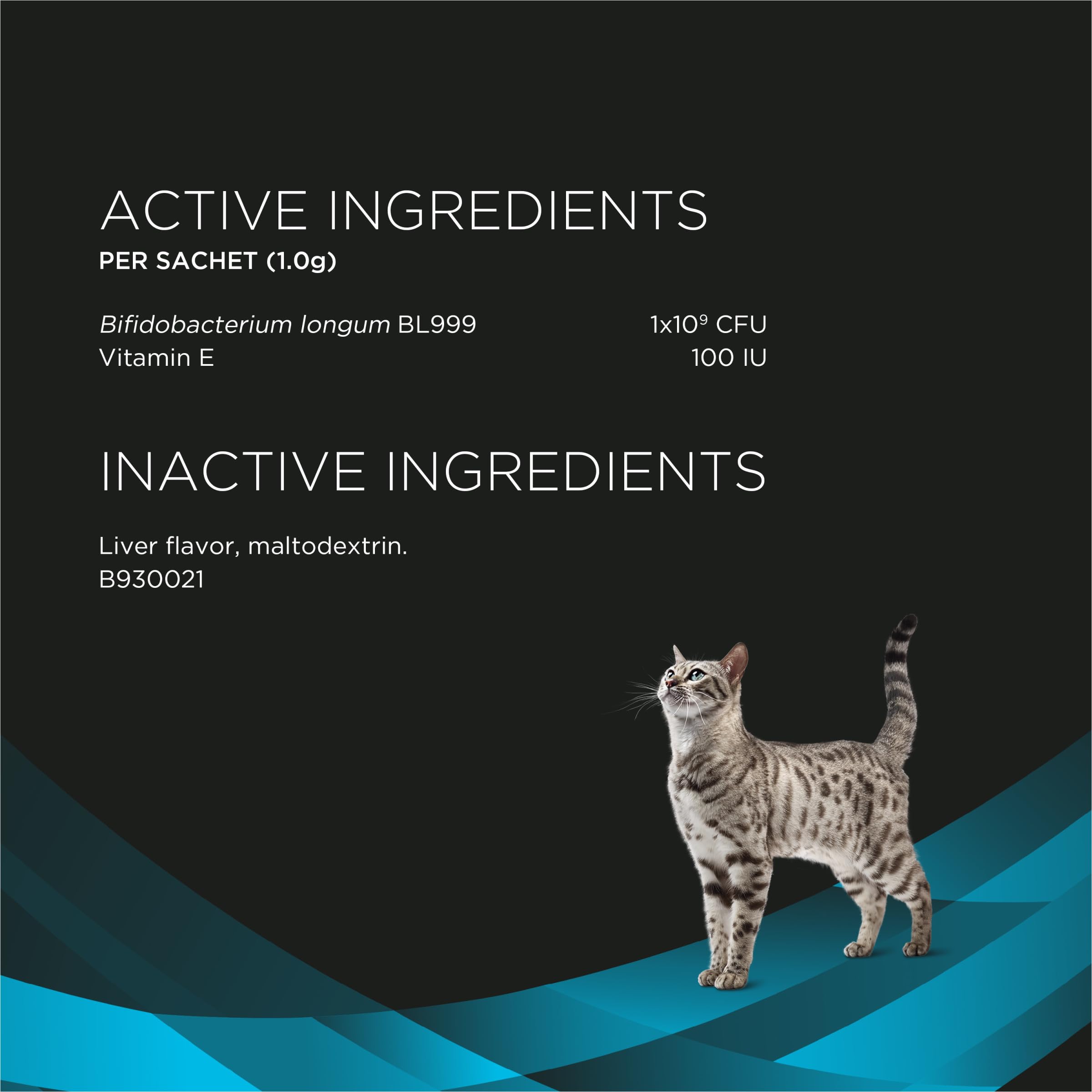 Pro Plan Veterinary Diets etiqueta con ingredientes y cepa BL999 visible para confianza