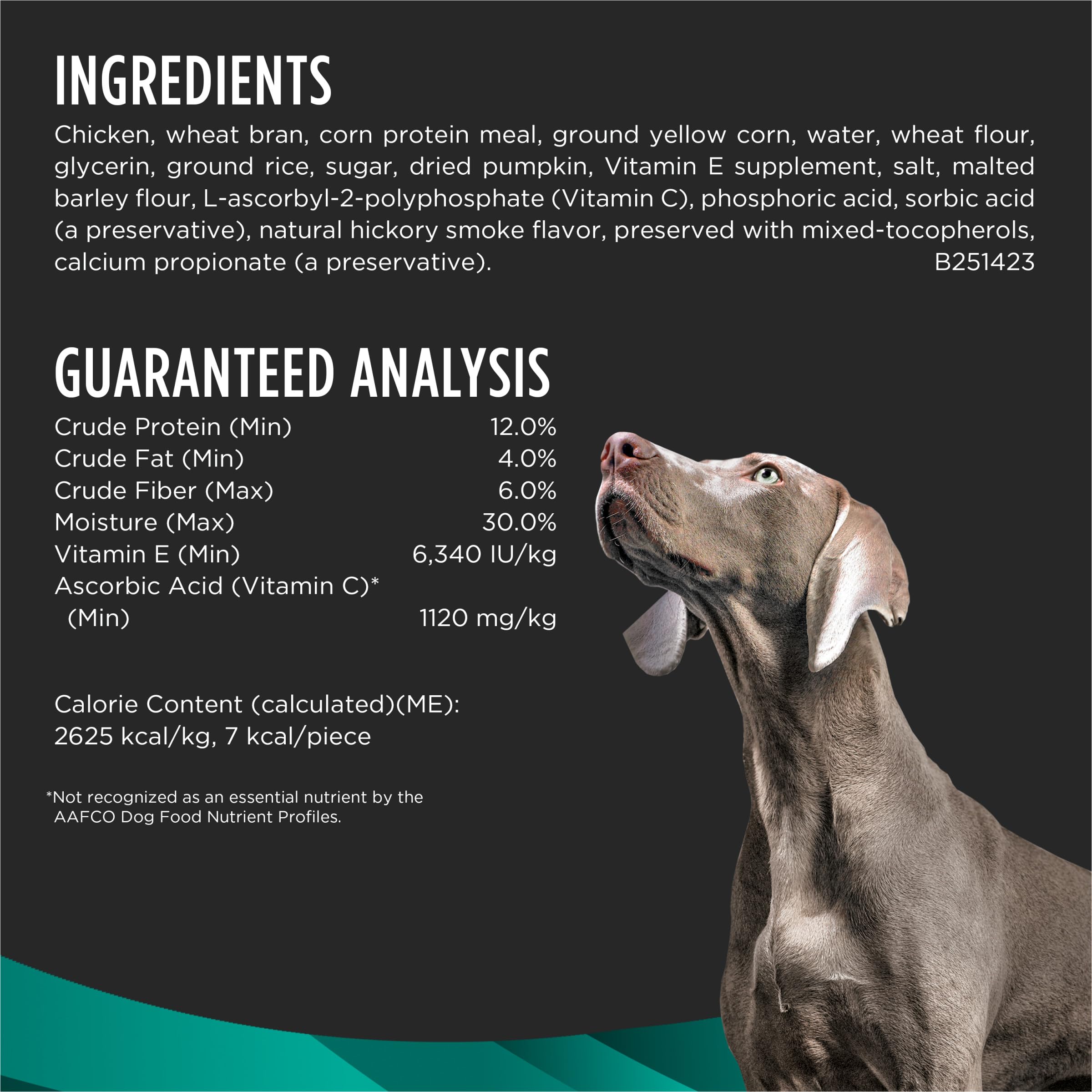 Pro Plan Veterinary Diets etiqueta con ingredientes destacando prebióticos y pollo