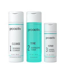 Proactiv frente del empaque mostrando el kit y claridad visual