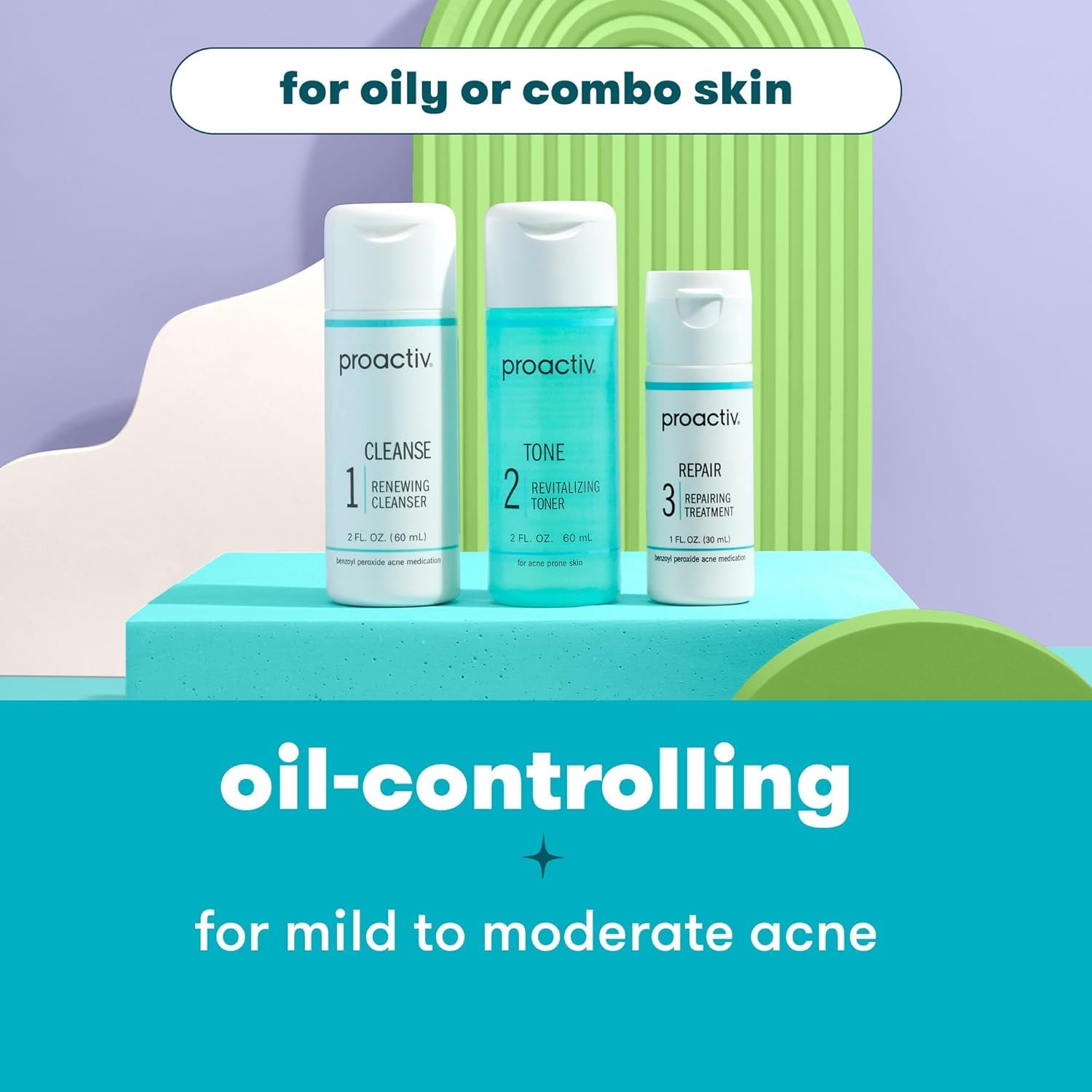 Proactiv rutina en uso demostrando aplicación matutina y nocturna para mejor control