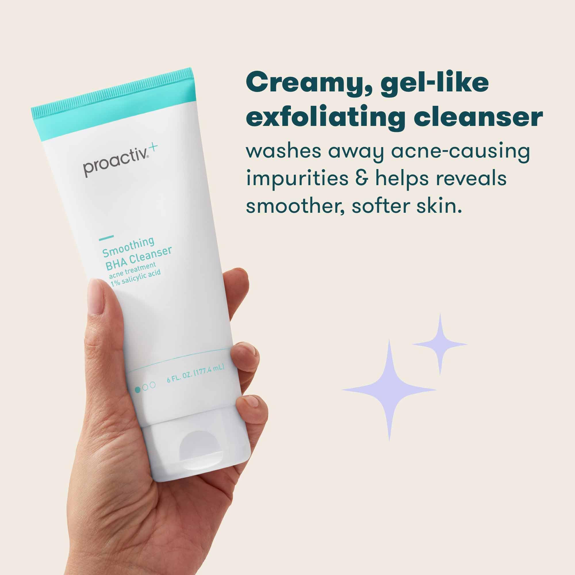 Proactiv textura gel-crema con microesferas biodegradable que hidrata y exfolia suavemente