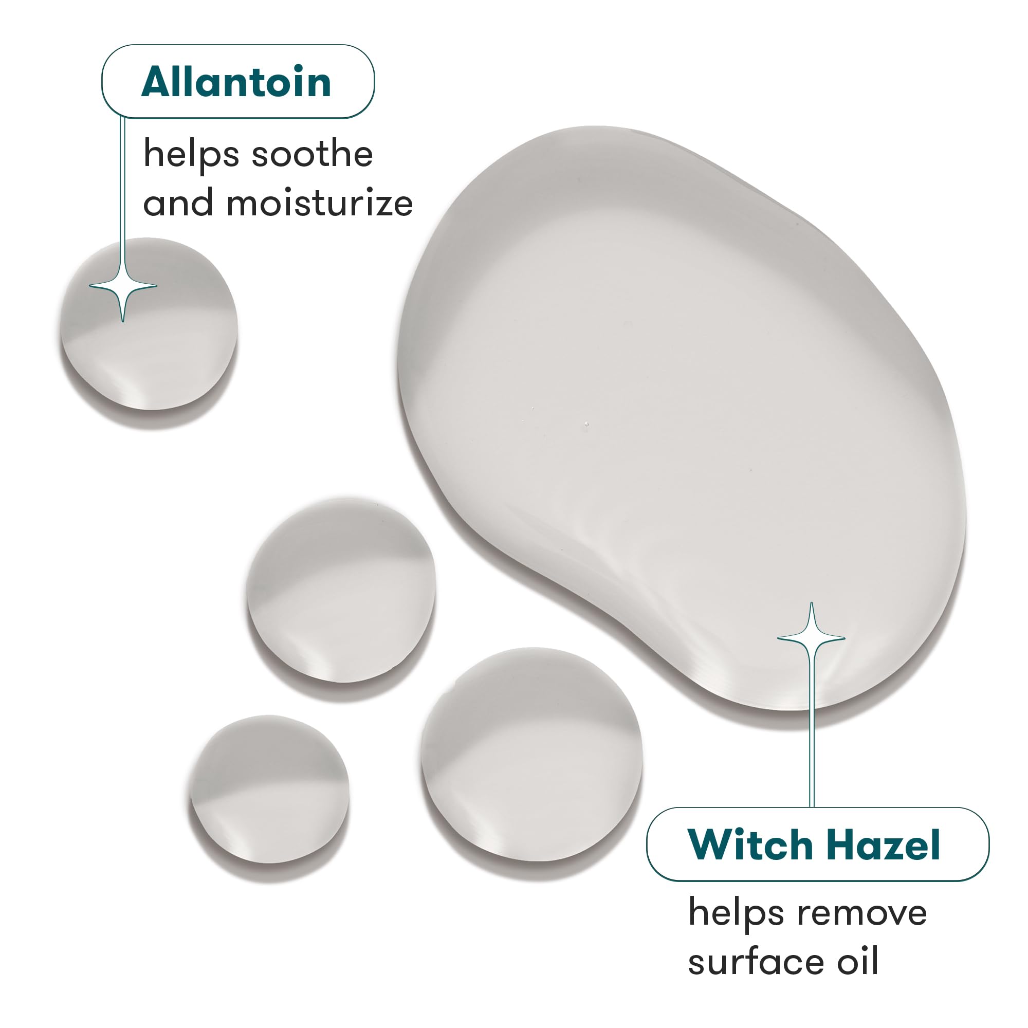 Proactiv aplicación del tónico en la mano, muestra fácil absorción y confort