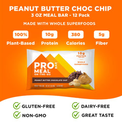 PROBAR primer plano de chispas de chocolate y mantequilla de cacahuate que realzan el sabor