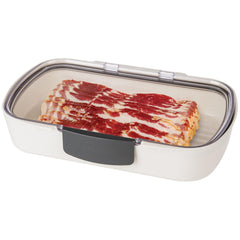 ProKeeper vista frontal con tapa transparente, mantiene alimentos visibles y frescos