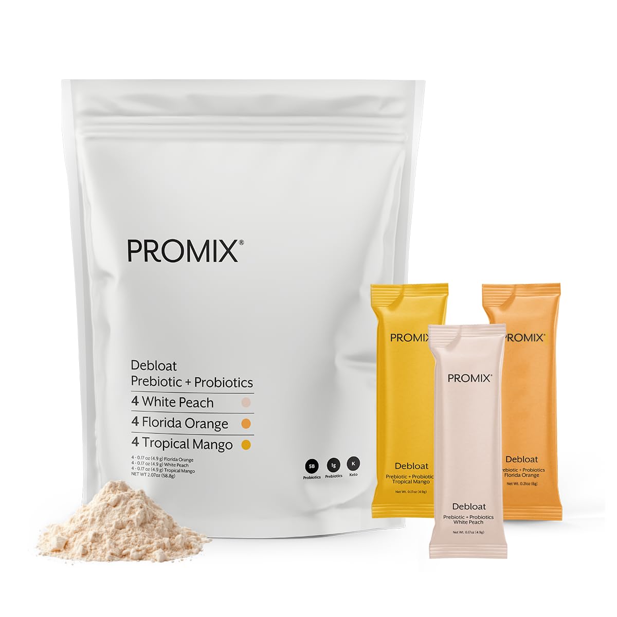 ProMix Nutrition frente del empaque mostrando el diseño y beneficios visibles