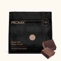 ProMix Nutrition envase frontal de Whey Isolate Chocolate mostrando formato y beneficio