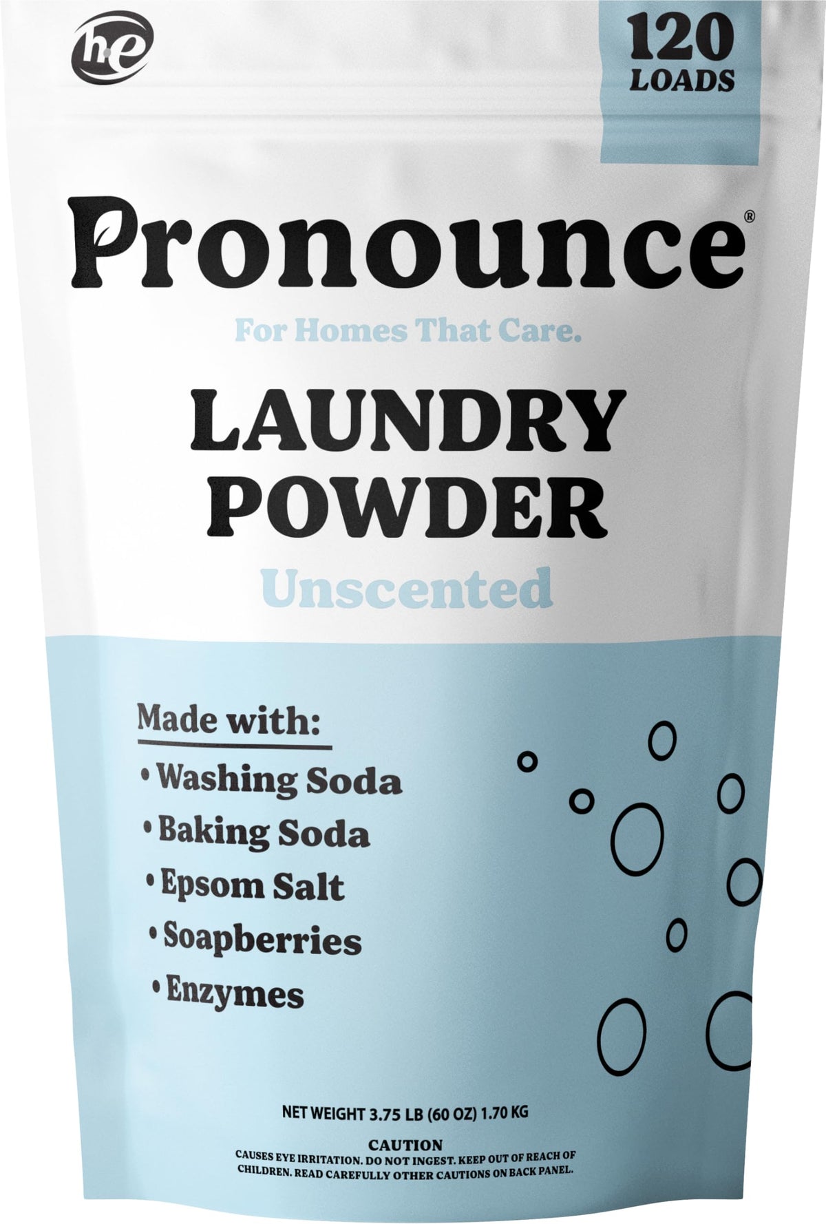 Pronounce empaque frontal mostrando la marca y beneficios para elegir seguro