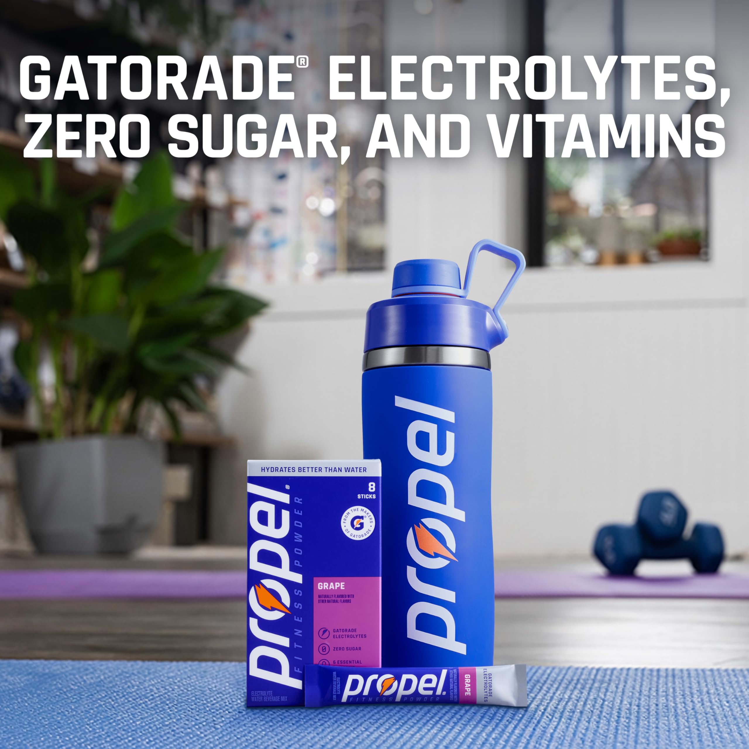 Propel polvo en primer plano textura fina fácil de disolver