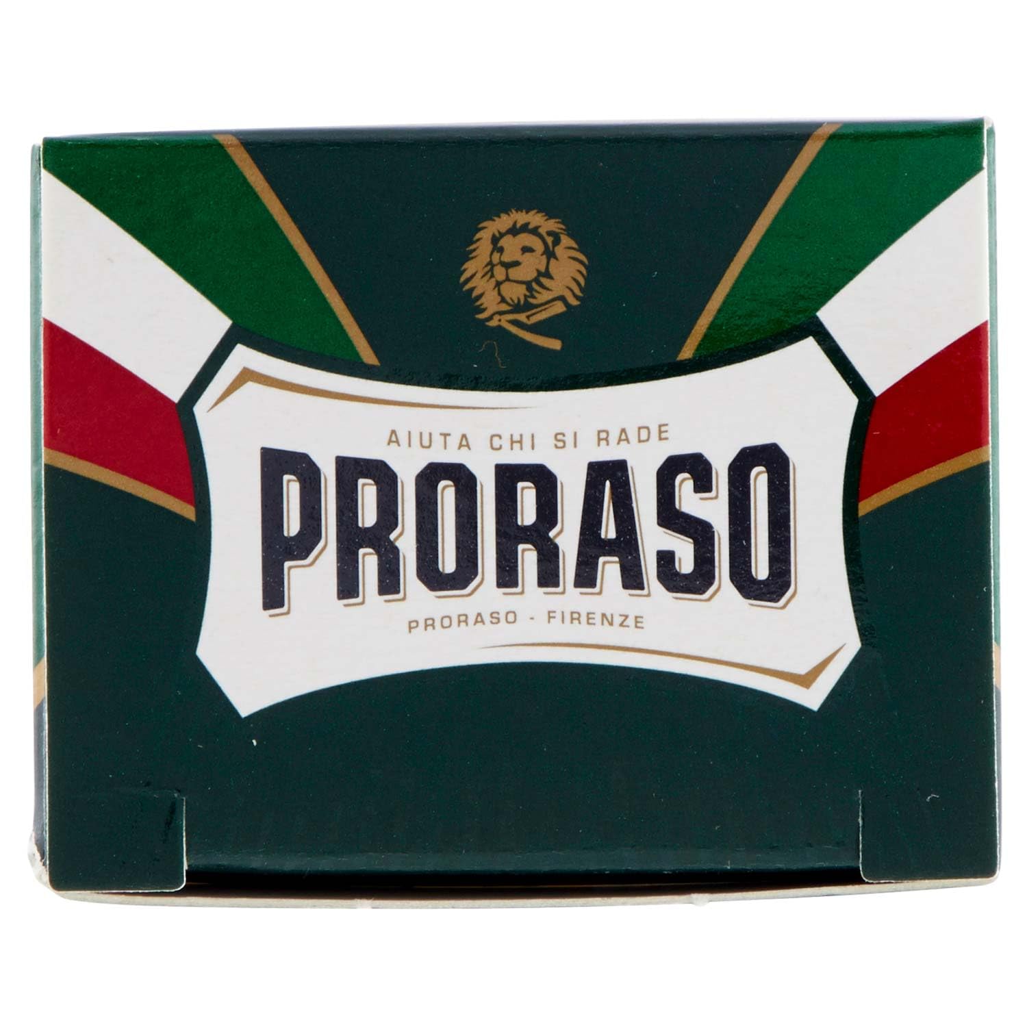 Proraso comparación de tamaño en mano para referencia de escala