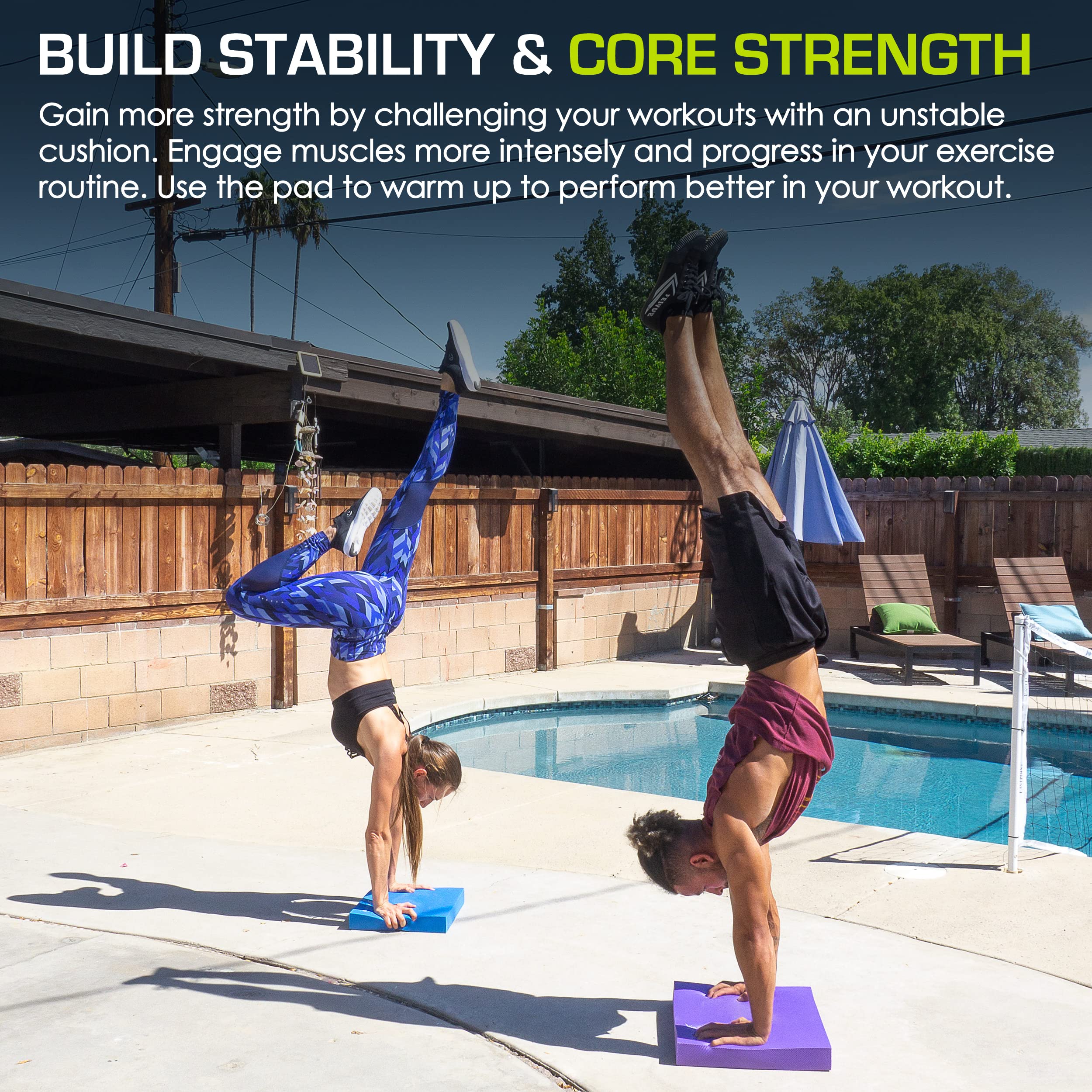 ProsourceFit almohadilla en gimnasio junto a pesas destacando versatilidad en entrenamientos