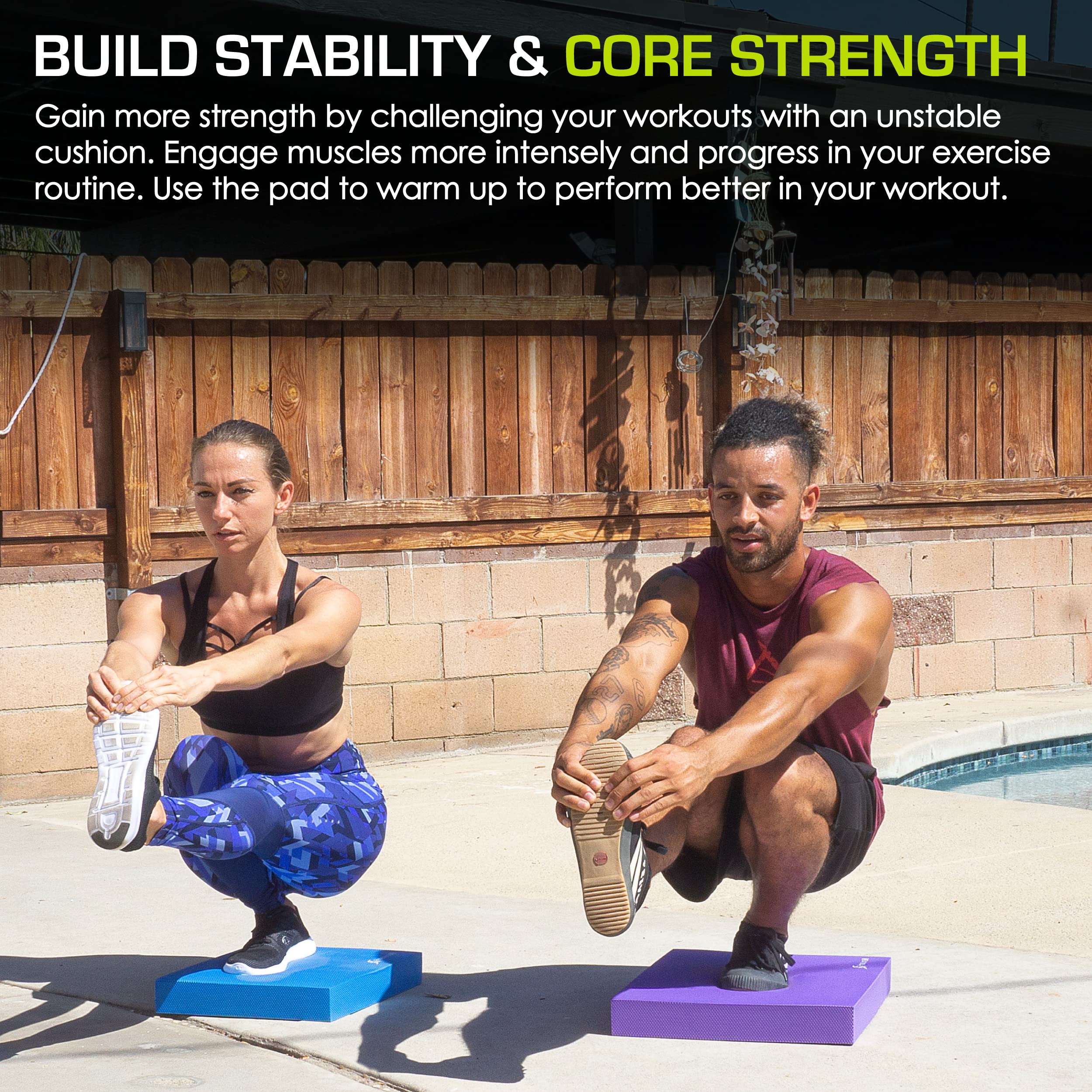 ProsourceFit pad en ambiente gimnasio-casa, versátil para entrenar y meditar