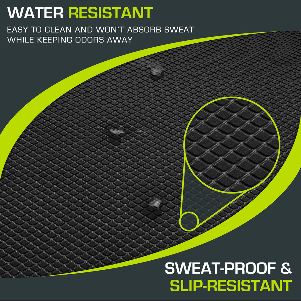 ProSource ProsourceFit comparativa de tamaño junto a zapatillas para referencia de escala