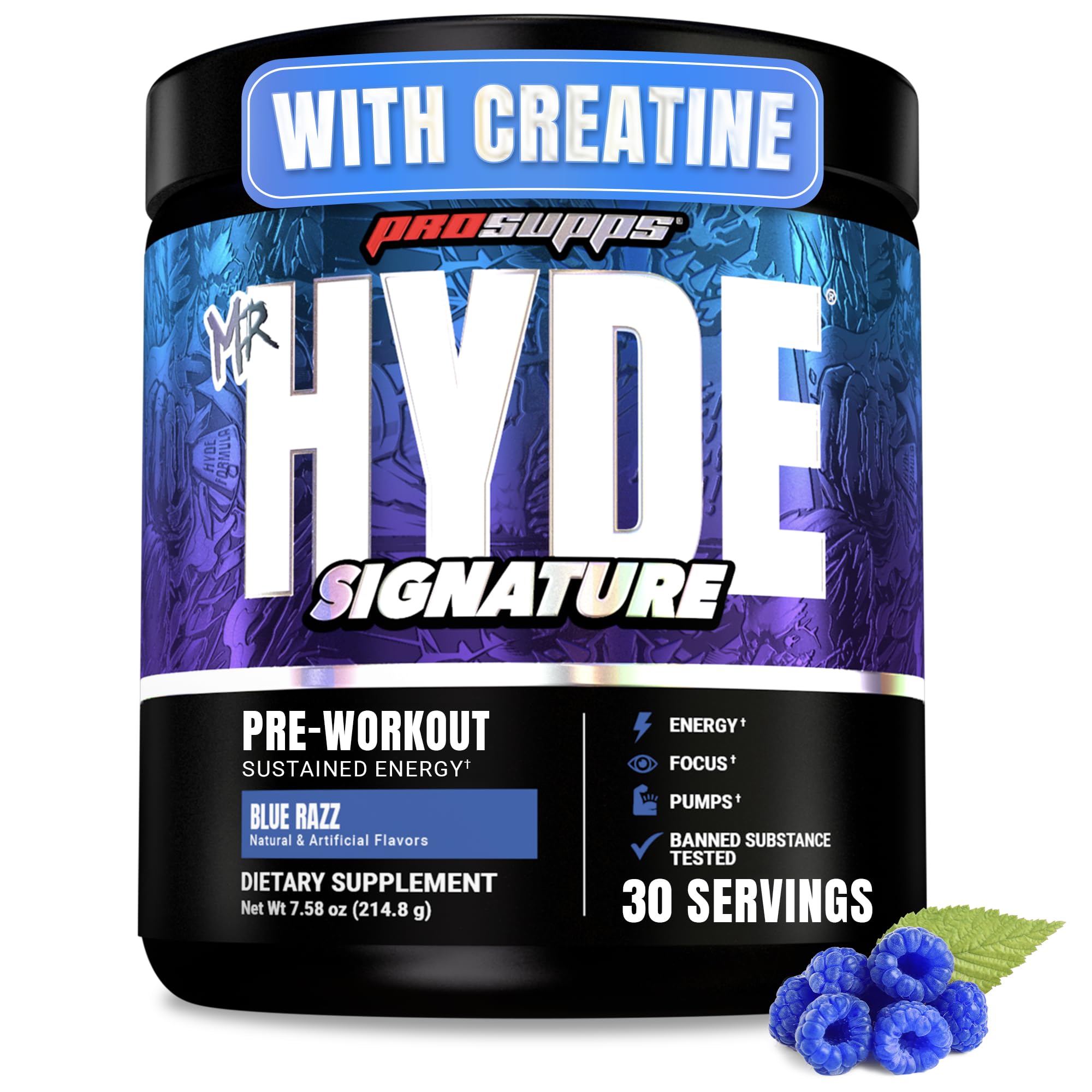 ProSupps Mr. Hyde envase frontal mostrando diseño y porciones