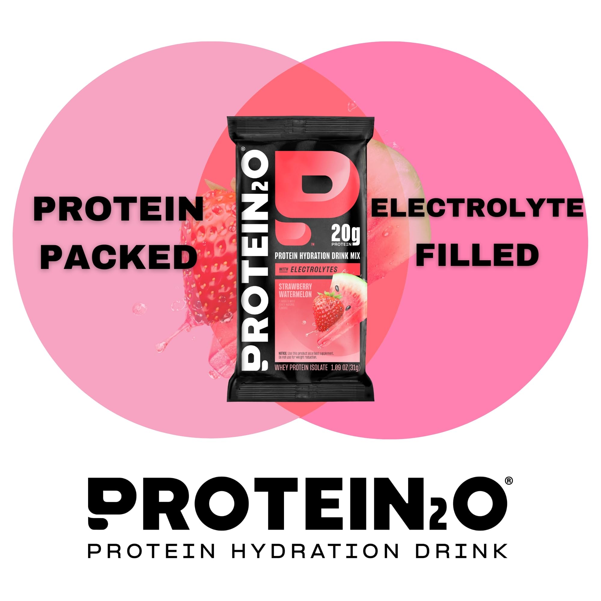 Protein2o en ambiente lifestyle junto a gimnasia y botella para conveniencia