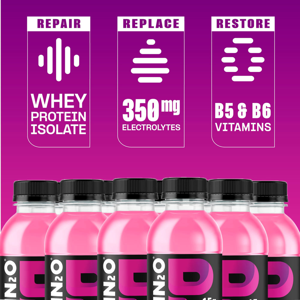 Protein2o etiqueta con lista de ingredientes perfecta para elegir sin azúcares añadidos