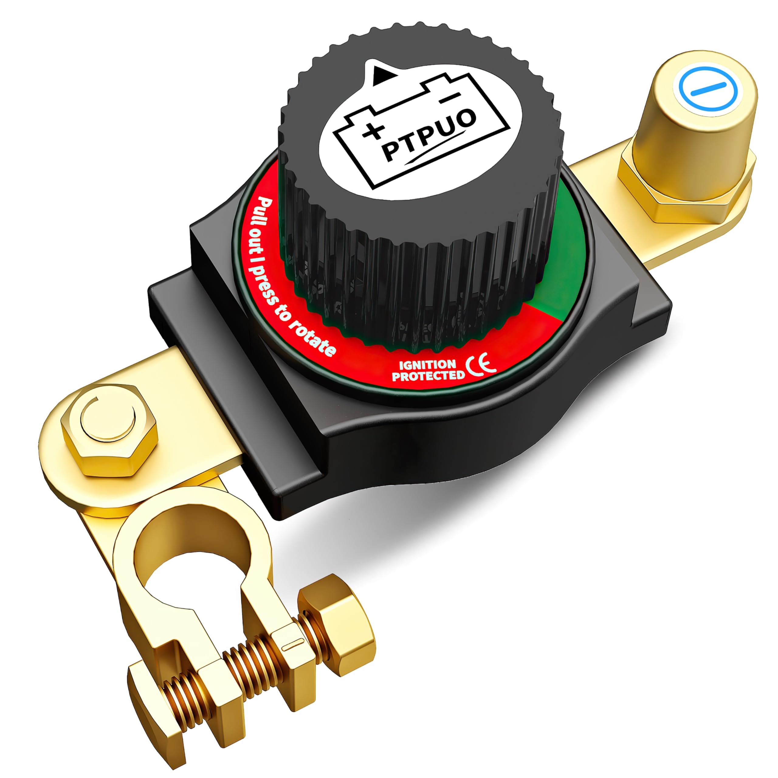 PTPUO interruptor frontal montado en borne para evitar descarga