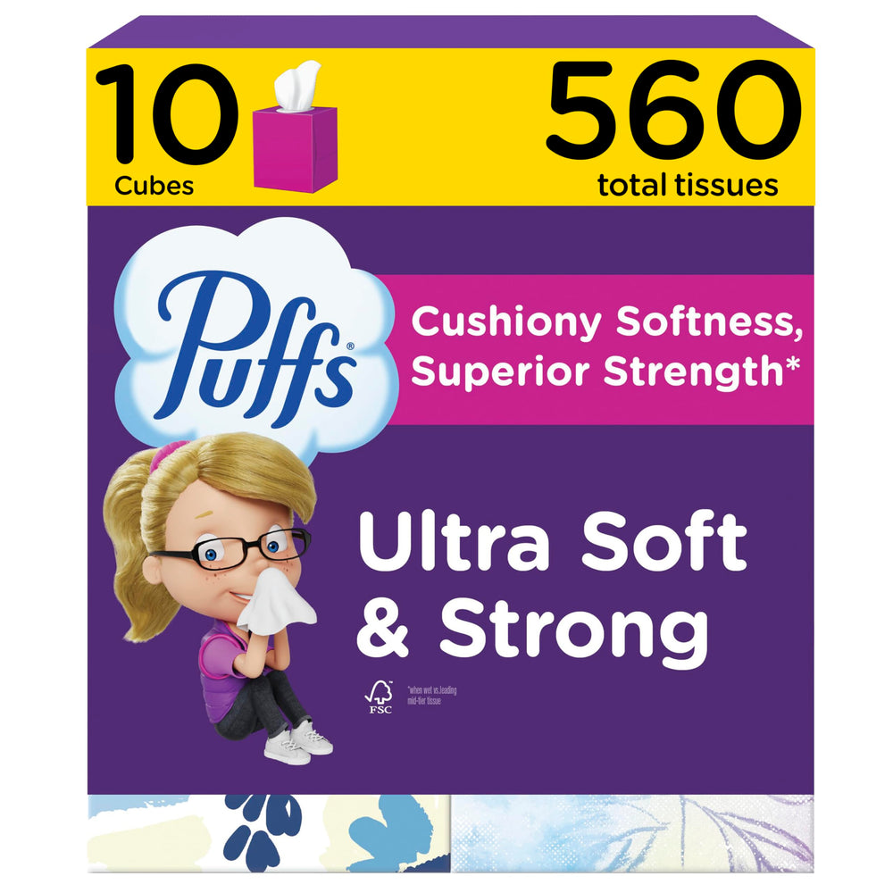 Puffs caja frontal Ultra Soft mostrando diseño y accesibilidad
