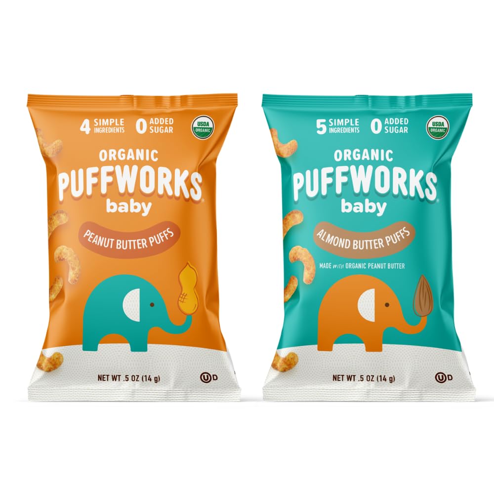 Puffworks pack frontal mostrando 12 bolsas prácticas y organización fácil