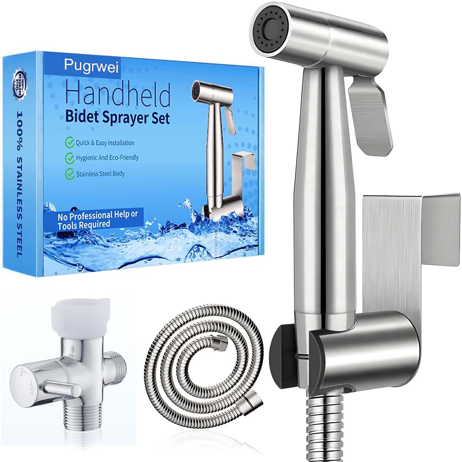 Pugrwei rociador frontal del kit mostrando su diseño metálico y durabilidad