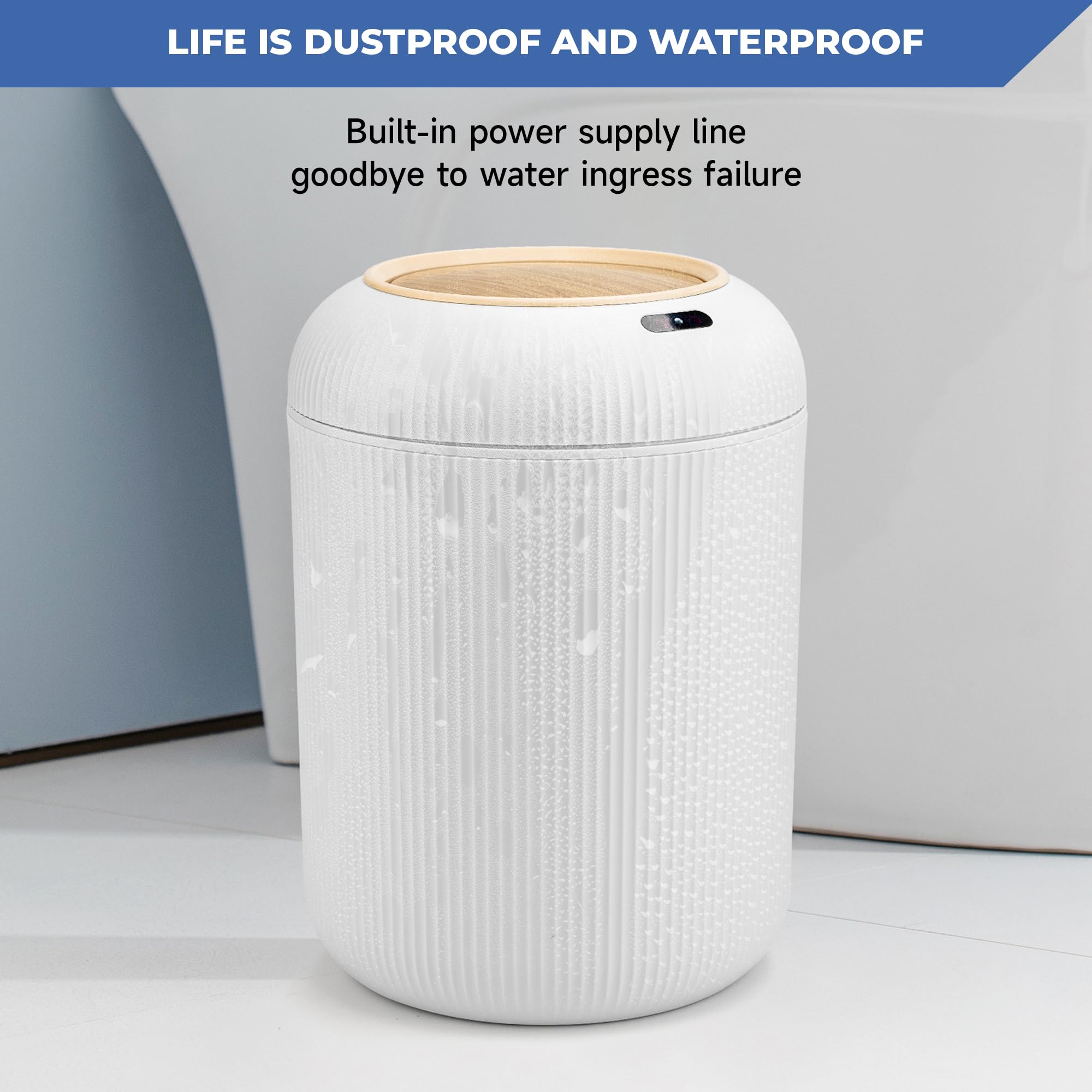 Pukomc en baño estilo nórdico, aspecto decorativo y orden
