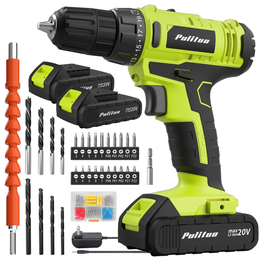 PULITUO taladro frontal con kit completo y beneficio portabilidad