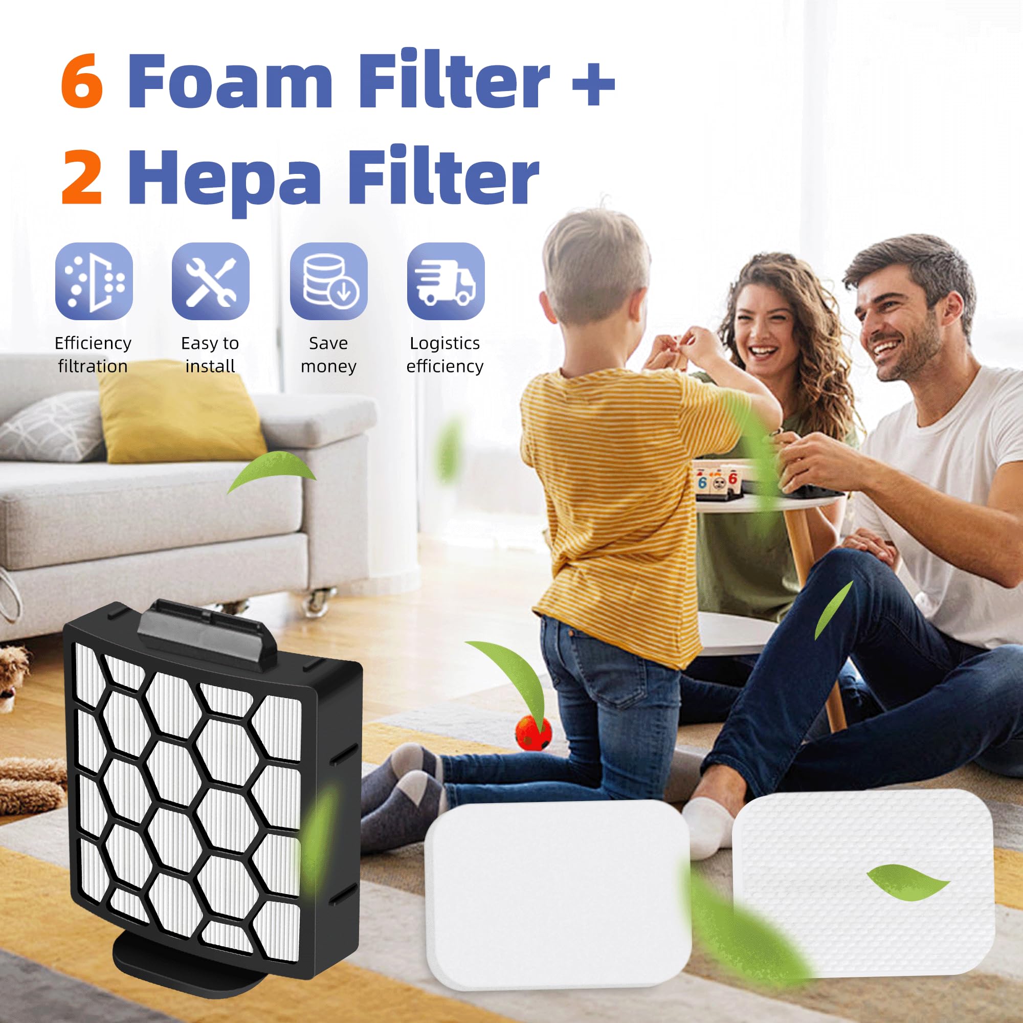 Pulluty comparación de tamaño de los filtros para asegurar compatibilidad