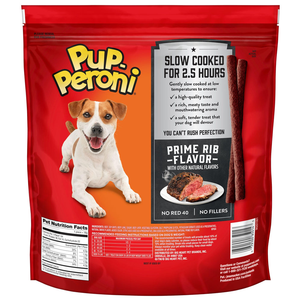 Pup-Peroni bolsa en cocina hogareña lista para usarse a diario